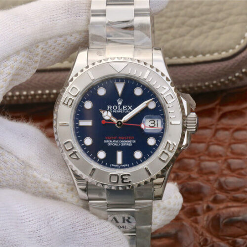 Rolex Yacht Master 268622 AR Factory Silver Strap JF Replica Watches - JF Replica