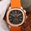 Patek Philippe Aquanaut 5968A-001 Orange Strap JF Replica Watches - JF Replica
