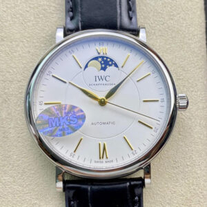 IWC Portofino Moon Phase IW459401 MKS Factory Leather Strap JF Replica Watches - JF Replica