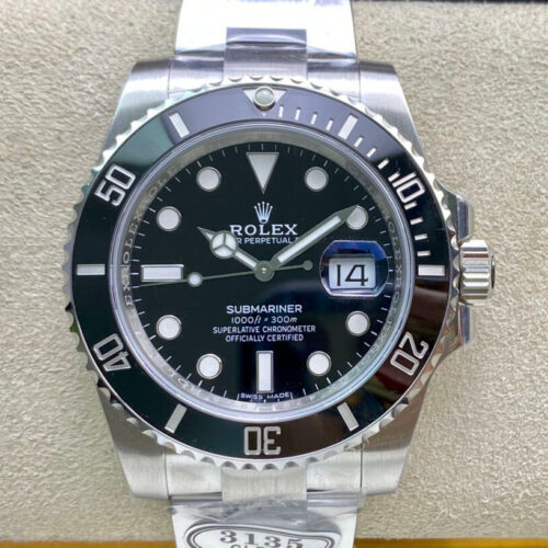 Rolex Submariner 116610LN-97200 Clean Factory V4 Black Bezel Stainless Steel Strap JF Replica Watches - JF Replica
