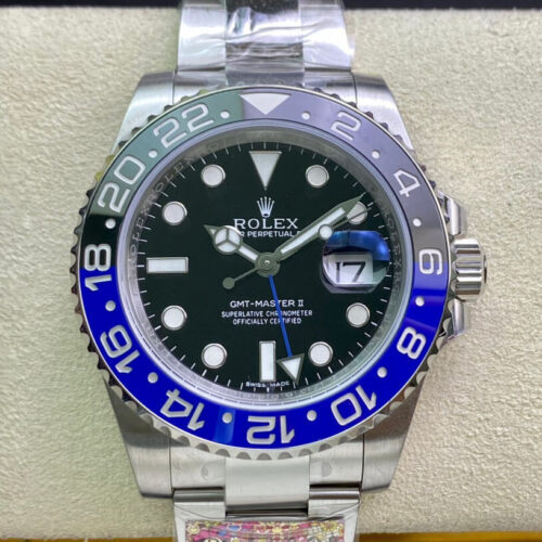 Rolex GMT Master II 116710BLNR-78200 Clean Factory Silver Strap JF Replica Watches - JF Replica