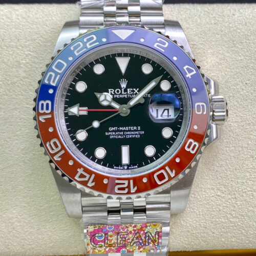 Rolex GMT Master II M126710BLRO-0001 Clean Factory Silver Strap JF Replica Watches - JF Replica