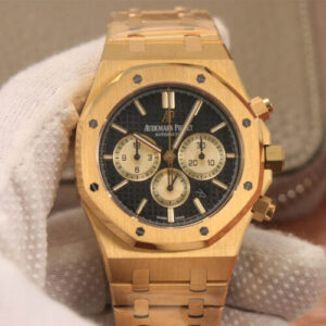 Audemars Piguet Royal Oak Chronograph 26331 OM Factory V2 Yellow Gold Case JF Replica Watches - JF Replica