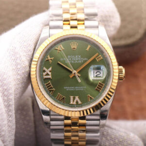 Rolex Datejust M126233-0025 EW Factory Green Dial JF Replica Watches - JF Replica