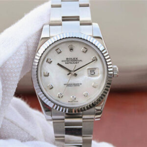 Rolex Datejust M126334-0019 EW Factory Silver Stainless Steel Strap JF Replica Watches - JF Replica