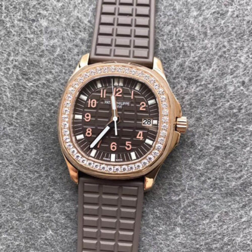 Patek Philippe Aquanaut 5068R-001 PPF Factory Brown Dial JF Replica Watches - JF Replica