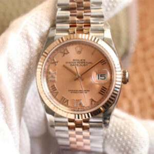 Rolex Datejust M126231-0027 EW Factory Rose Gold Dial JF Replica Watches - JF Replica