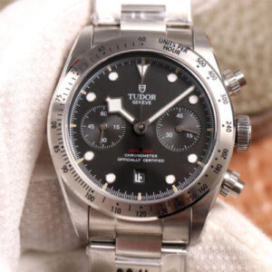 Tudor Heritage Black Bay M79350-0004 TW Factory Silver Strap JF Replica Watches - JF Replica