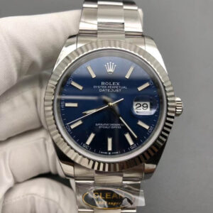 Rolex Datejust M126334-0001 Clean Factory Blue Dial Stainless Steel JF Replica Watches - JF Replica