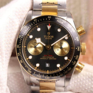 Tudor Heritage Black Bay M79363N-0001 TW Factory Gold Strap JF Replica Watches - JF Replica