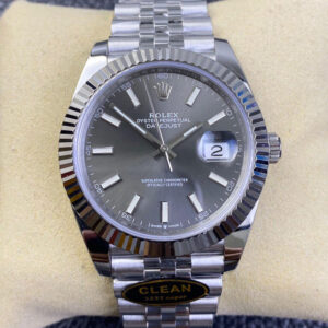 Rolex Datejust M126334-0014 Clean Factory Grey 904L Stainless Steel JF Replica Watches - JF Replica