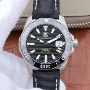 Tag Heuer Aquaracer 300M WAY211A.FC6362 V6 Factory Black Strap JF Replica Watches - JF Replica