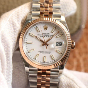 Rolex Datejust M126231-0017 EW Factory White Dial Stainless Steel JF Replica Watches - JF Replica