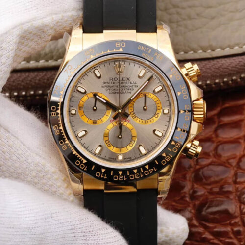Rolex Daytona Cosmograph 116518LN JH Factory Black Rubber Strap JF Replica Watches - JF Replica