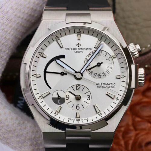 Vacheron Constantin Overseas 47450/B01A-9226 TWA Factory White Dial JF Replica Watches - JF Replica