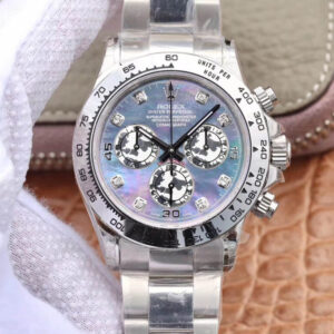 Rolex Daytona Cosmograph 116509-0064 JH Factory Silver Strap JF Replica Watches - JF Replica