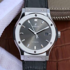Hublot Classic Fusion 511.NX.7071.LR JJ Factory Black Leather Strap JF Replica Watches - JF Replica