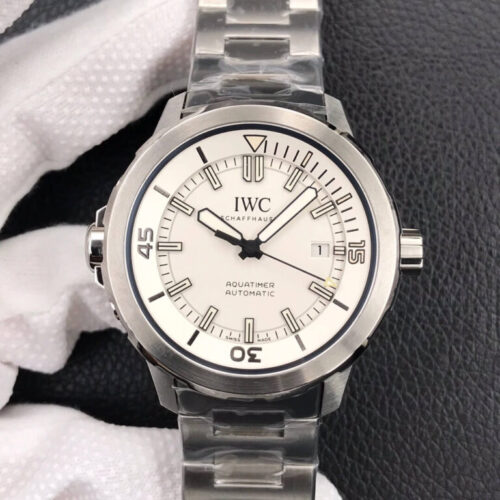 IWC Aquatimer IW329004 V6 Factory White Dial JF Replica Watches - JF Replica