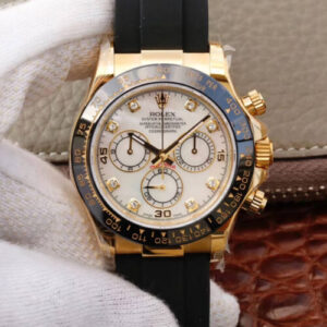 Rolex Daytona Cosmograph M116518ln-0037 JH Factory V6 White Diamond-set Dial JF Replica Watches - JF Replica