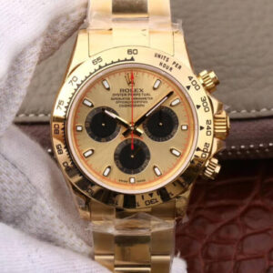 Rolex Daytona 116508 JH Factory Yellow Gold JF Replica Watches - JF Replica