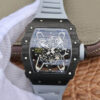 Richard Mille RM-035 KV Factory Gray Rubber Strap JF Replica Watches - JF Replica