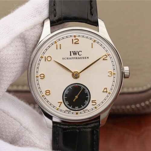IWC Portuguese IW545405 ZF Factory Black Leather Strap JF Replica Watches - JF Replica