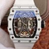 Richard Mille RM53-01 KV Factory White Rubber Strap JF Replica Watches - JF Replica