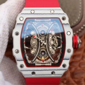 Richard Mille RM53-01 KV Factory TPT Red Strap JF Replica Watches - JF Replica