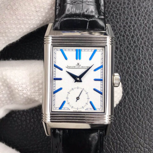 Jaeger LeCoultre Reverso Flip MG Factory Leather Strap JF Replica Watches - JF Replica