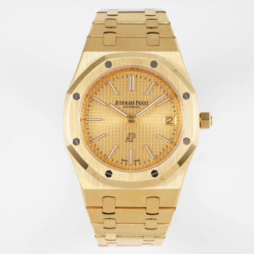 Audemars Piguet Royal Oak 15202BA.OO.1240BA.02 KZ Factory Yellow Gold Case JF Replica Watches - JF Replica