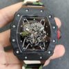 Richard Mille RM35-02 KV Factory Carbon Fiber Rubber Strap JF Replica Watches - JF Replica