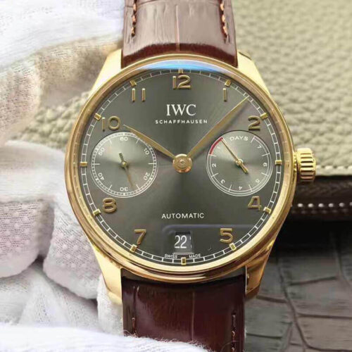 IWC Portugieser IW500101 ZF Factory Brown Strap JF Replica Watches - JF Replica