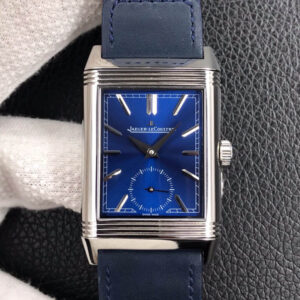 Jaeger LeCoultre Reverso Flip MG Factory Blue Strap JF Replica Watches - JF Replica