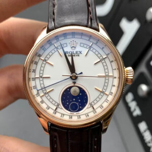 Rolex Cellini M50535-0002 KZ Factory Leather Strap JF Replica Watches - JF Replica
