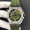Audemars Piguet Royal Oak Offshore 15720ST.OO.A052CA.01 BF Factory Green Dial JF Replica Watches - JF Replica
