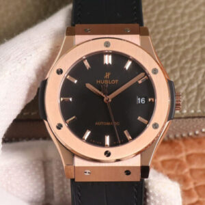 Hublot Classic Fusion 511.OX.1181.LR WWF Factory Rose Gold Black Strap JF Replica Watches - JF Replica