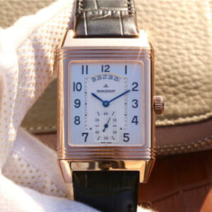 Jaeger LeCoultre Reverso Q2712510 Black Leather Strap JF Replica Watches - JF Replica