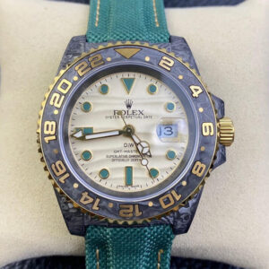 Rolex GMT-MASTER II Diw Green Fabric Strap JF Replica Watches - JF Replica