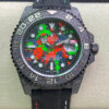 Rolex GMT-MASTER II Diw Black Fabric Strap JF Replica Watches - JF Replica