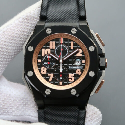 Audemars Piguet Royal Oak Offshore 26378IO.OO.A001KE.01 JF Factory V2 Black Strap JF Replica Watches - JF Replica