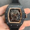 Richard Mille RM055 KV Factory V2 Black Rubber Strap JF Replica Watches - JF Replica