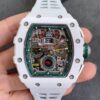 Richard Mille RM011-03 KV Factory White Rubber Strap JF Replica Watches - JF Replica