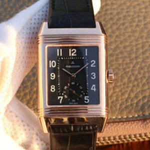 Jaeger LeCoultre Reverso Q3732470 Black Dial JF Replica Watches - JF Replica