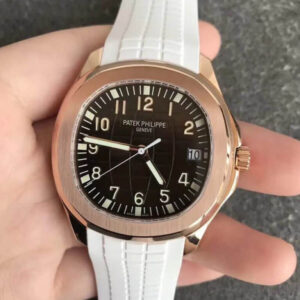 Patek Philippe Aquanaut 5168G ZF Factory White Rubber Strap JF Replica Watches - JF Replica
