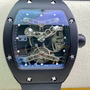 Richard Mille RM027 EUR Factory Rubber Strap JF Replica Watches - JF Replica