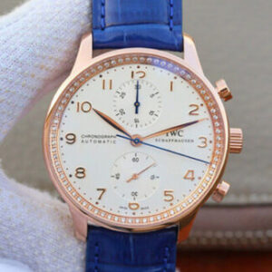 IWC Portuguese ZF Factory Diamond-Set Bezel JF Replica Watches - JF Replica