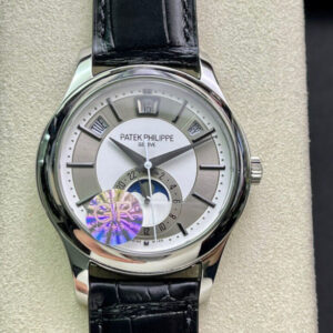 Patek Philippe Complications 5205G-001 GR Factory Silver Bezel JF Replica Watches - JF Replica