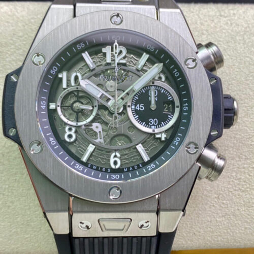 Hublot Big Bang 421.NX.1170.RX ZF Factory Grey Dial Rubber Strap JF Replica Watches - JF Replica