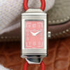 Jaeger LeCoultre Reverso 3268560 MG Factory Red Strap JF Replica Watches - JF Replica