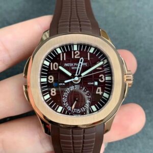 Patek Philippe Aquanaut 5164R-001 GR Factory Brown Rubber Strap JF Replica Watches - JF Replica